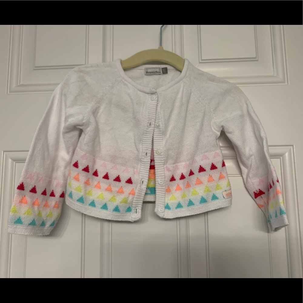 ✔️SOLD✔️Catimini triangle cardigan